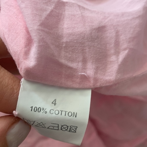 Morley cotton pink dress summer‎ short sleeves size 4 casual or formal - Picture 6 of 8